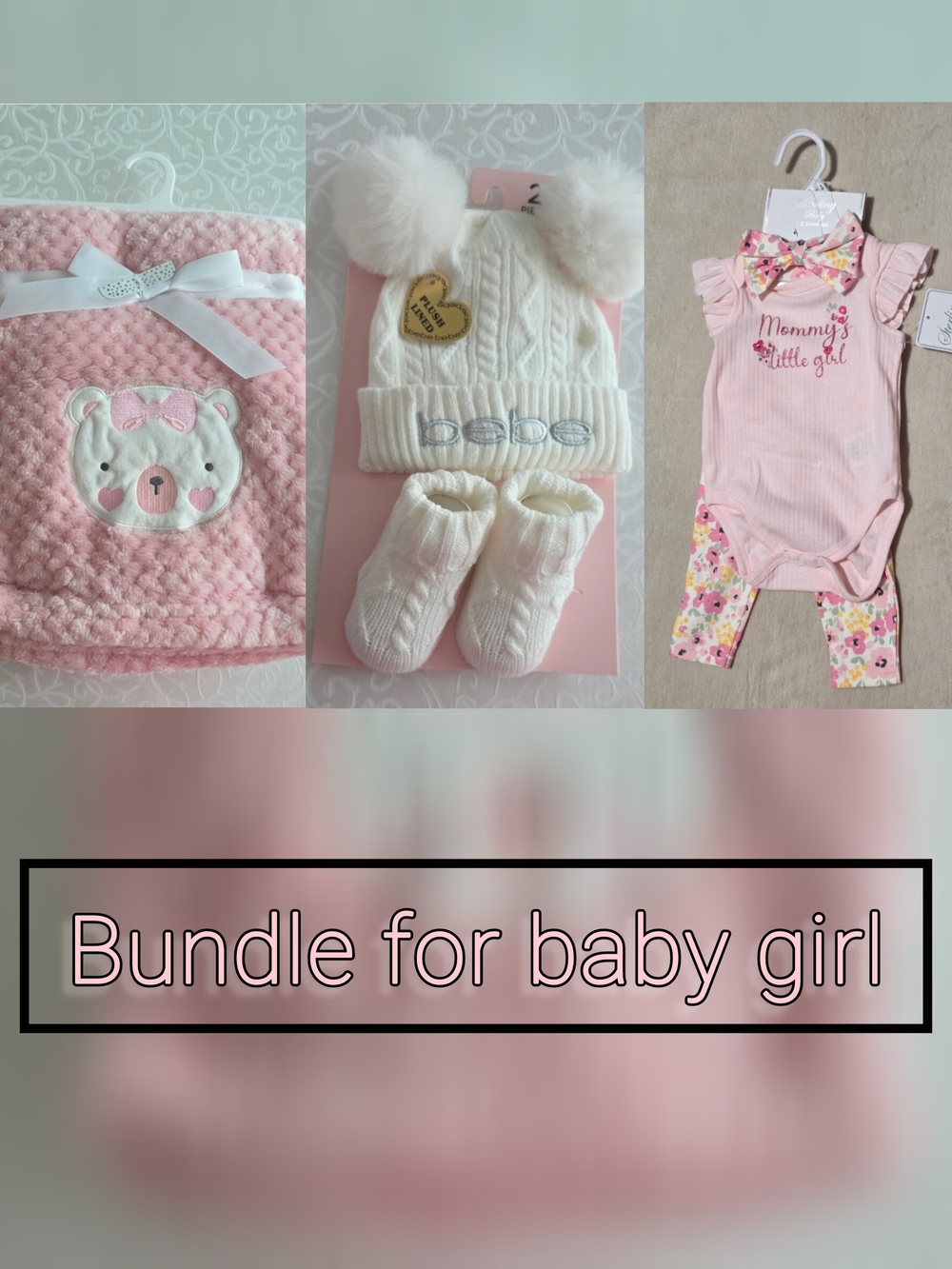 Baby Girl Clothing & Accessory Bundle